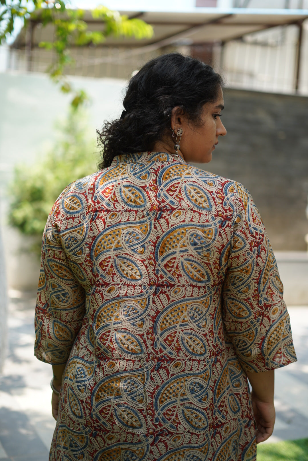 Arohi A-Line Cotton Silk Long Kurta