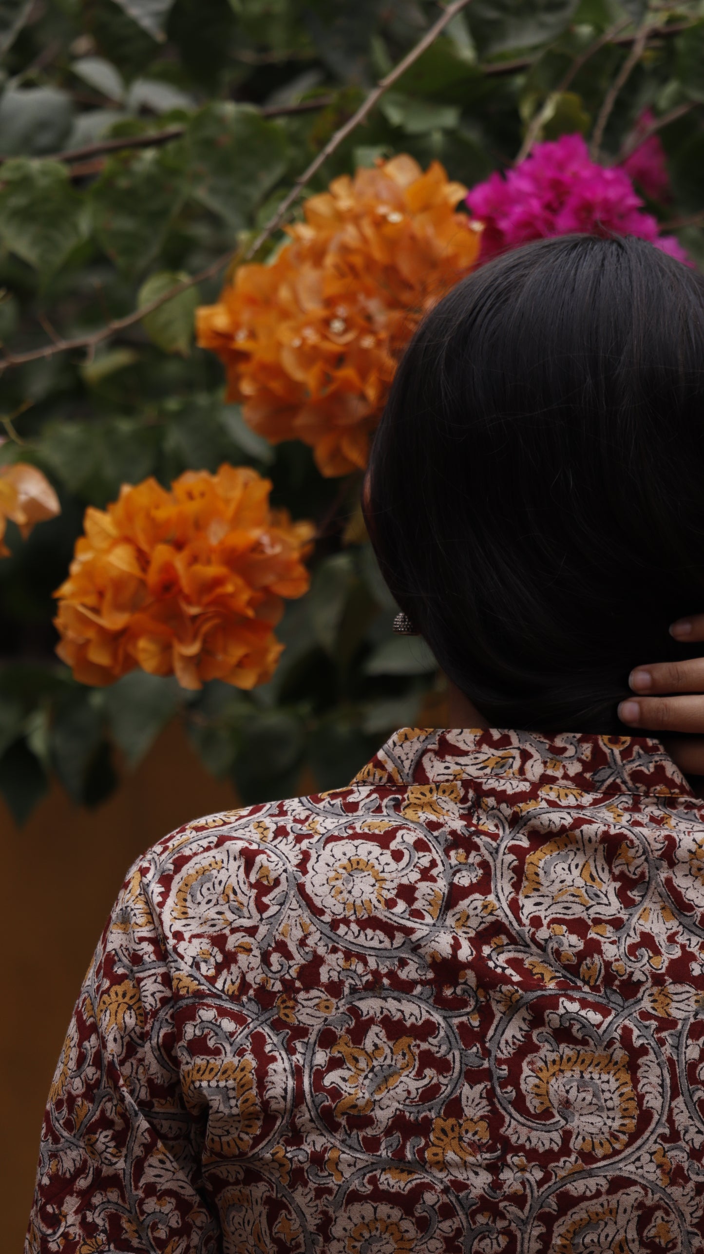 Kusumika - Kalamkari Short Top