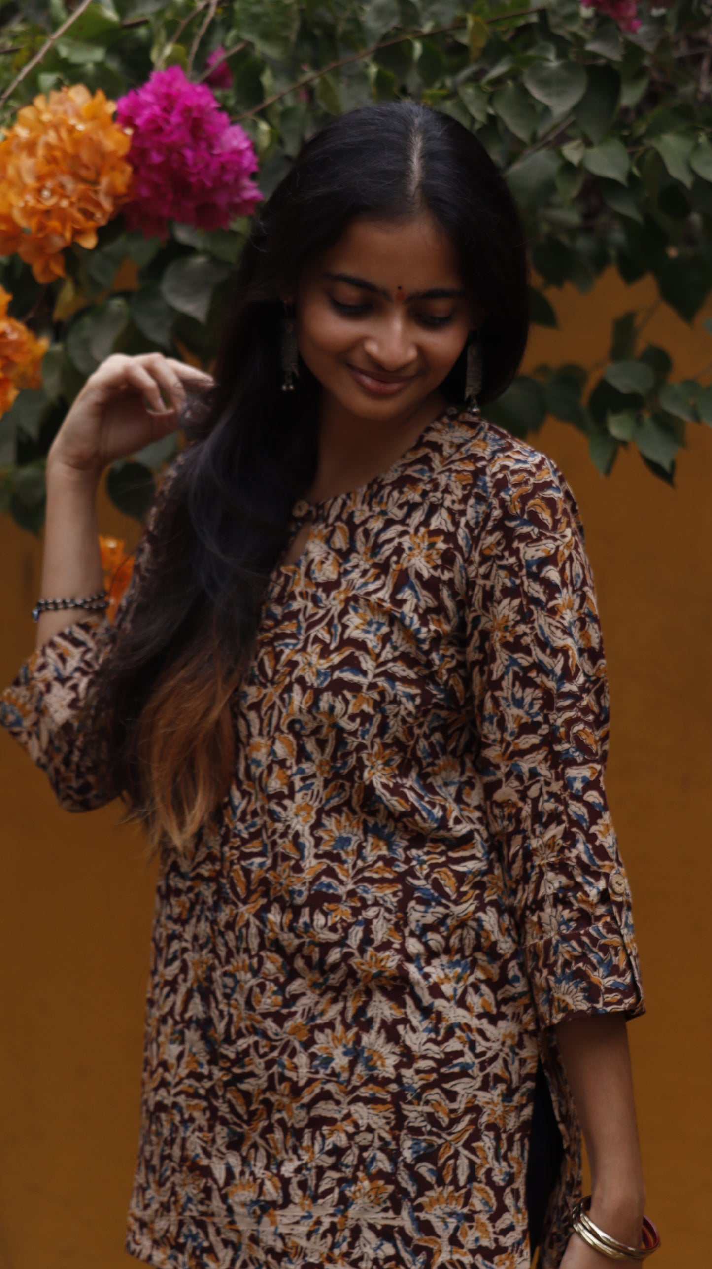 Vanika - Kalamkari Short Top