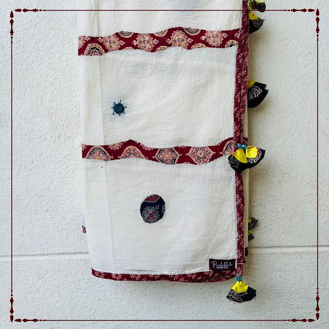 Maharani's Mosaic - Jaipur Patchwork Dupatta