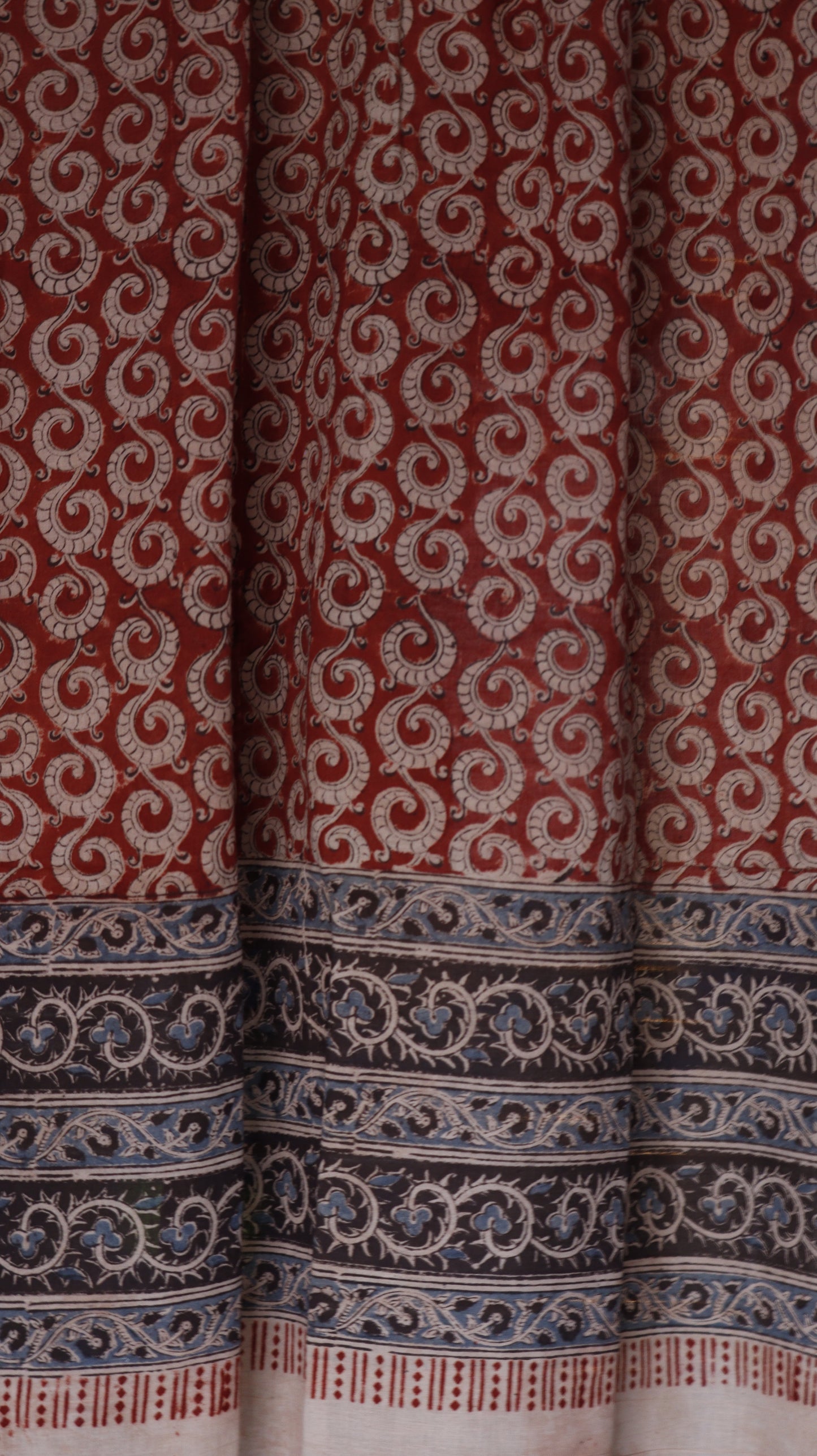 Lakshmi - Kalamkari Cotton Dupatta